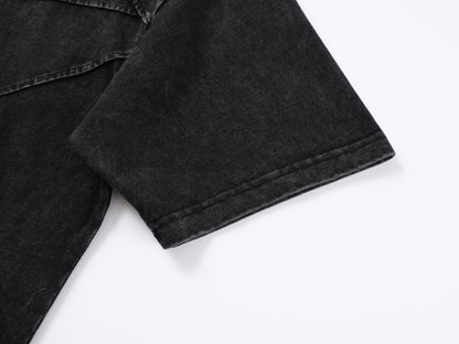 Washed Panel Short Sleeve T-Shirt WN25800