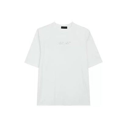 Letter Print Oversize Short Sleeve T-Shirt WN24922