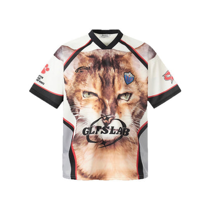 Sporty Animal Graphic Letter Short Sleeve T-Shirt WN26520