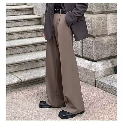 Tuck-in Drape Flare Trousers WN19119-K