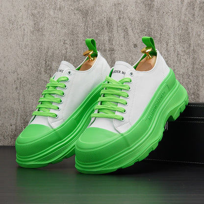 Lace Up Platform Thick Sole Sneakers WN24597