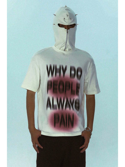 Hooded Drop Shoulder Short Sleeve T-Shirt WN18857