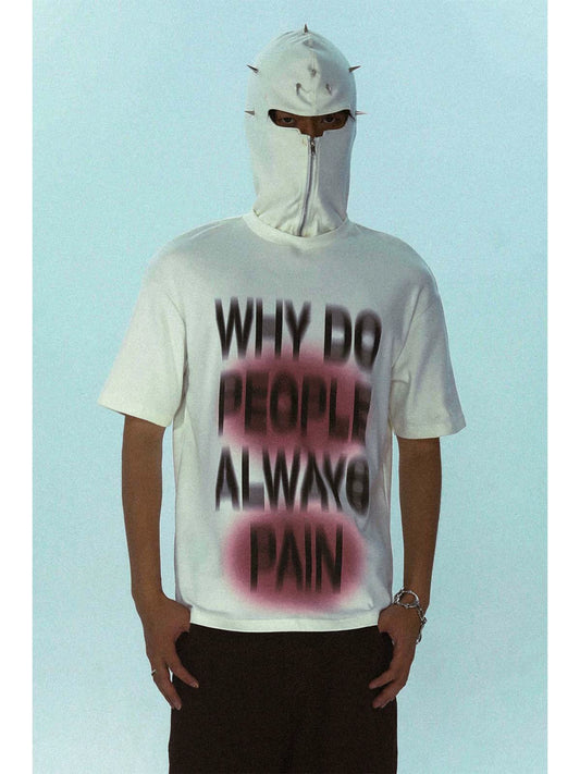 Hooded Drop Shoulder Short Sleeve T-Shirt WN18857