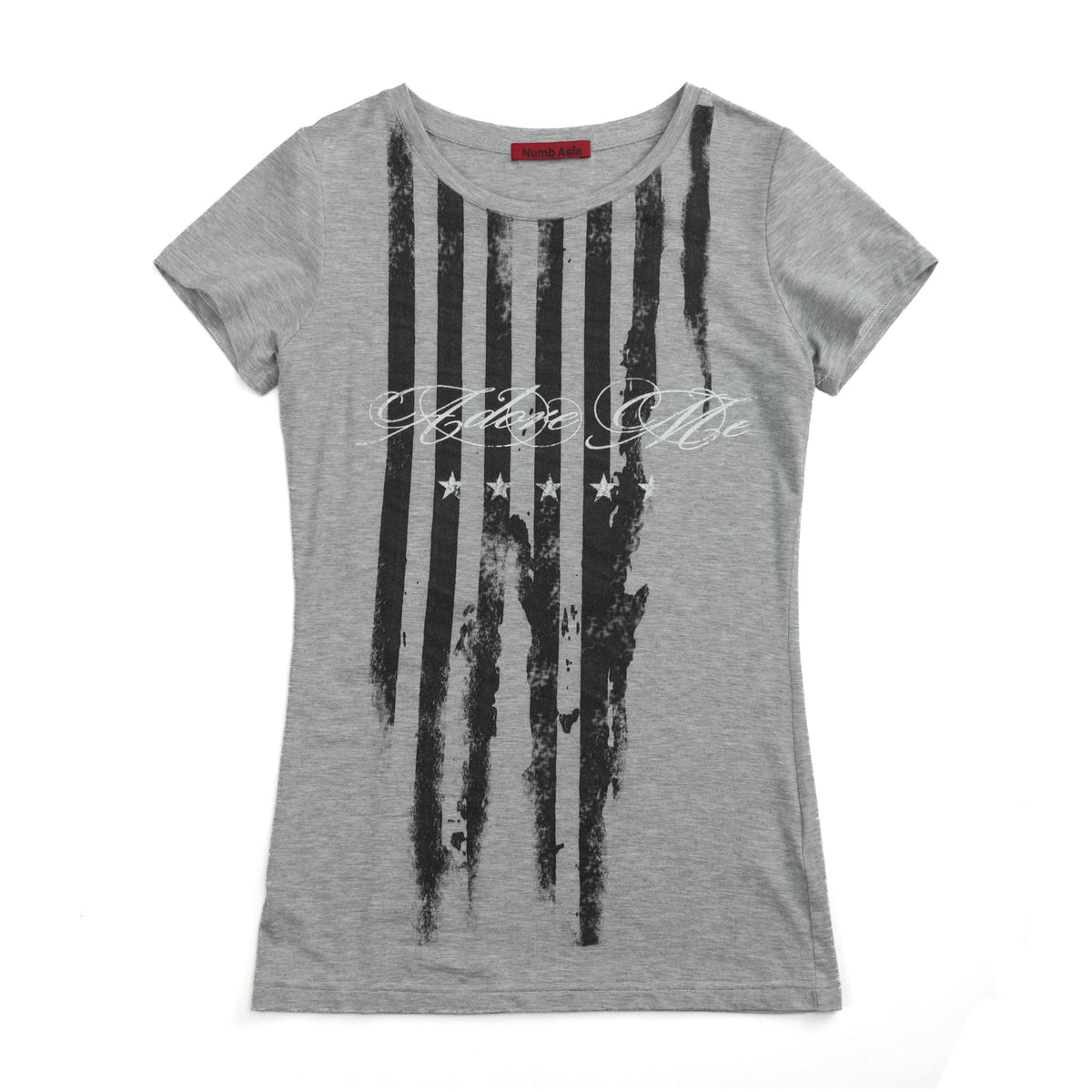 Stripe Star Logo Print Short Sleeve T-Shirt WN27231