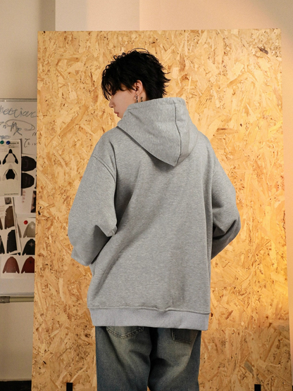 Oversize Button Hoodie WN3694