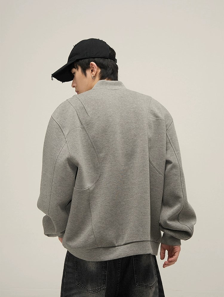 Oversize Embroidery Sweatshirt WN3615