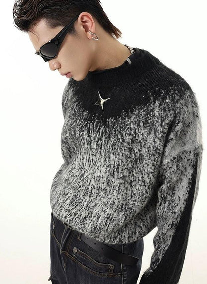 Oversize Gradient Knit Sweater WN2867