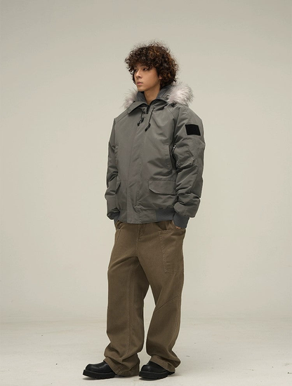 Oversize Hooded Puffer Jacket WN3519