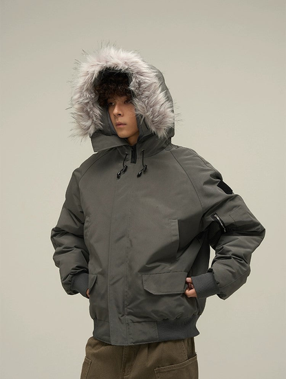 Oversize Hooded Puffer Jacket WN3519