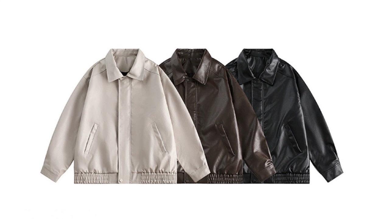 Oversize PU Leather Jacket WN2535
