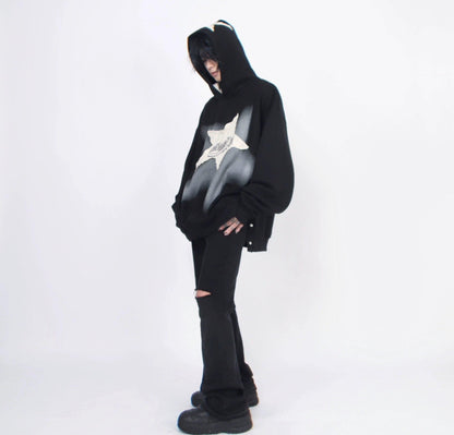 Oversize Patch Hoodie WN2573