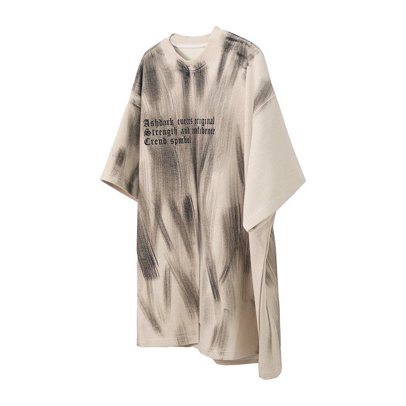 Oversize Print Short-sleeve T-shirt WN1700