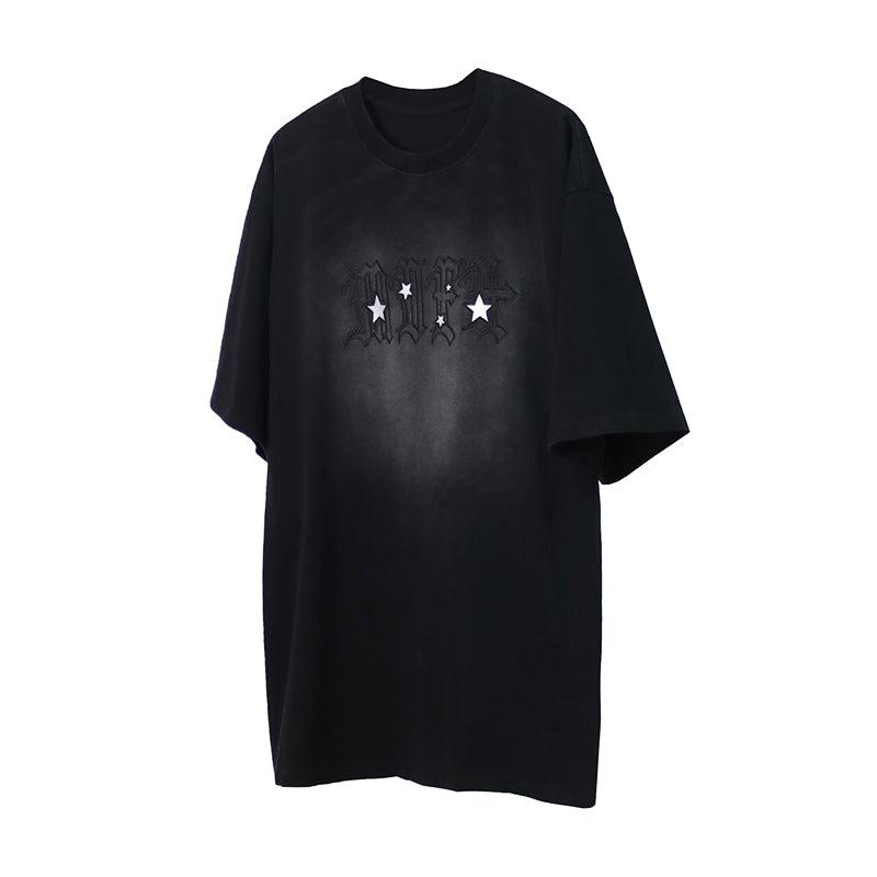 Oversize Print Short-sleeve T-shirt WN1703