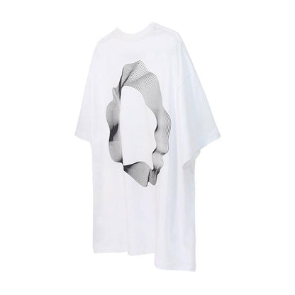 Oversize Print Short-sleeve T-shirt WN1705