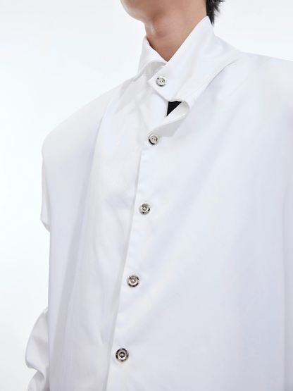 Oversize Shoulder-pad Shirt WN4039
