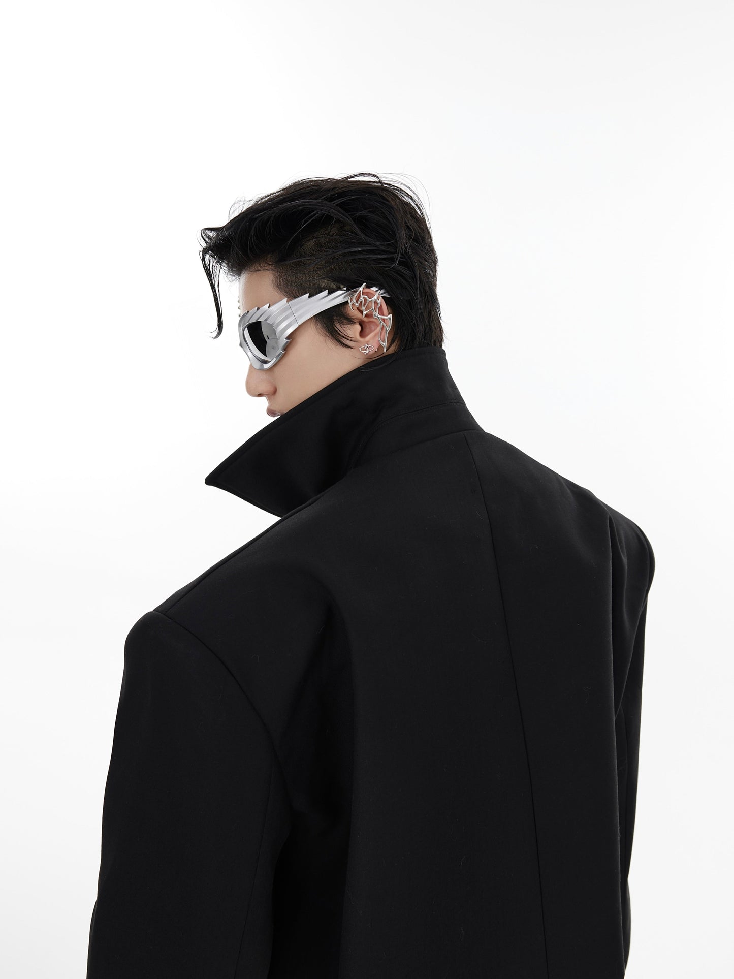 Oversize Shoulder-pad Short jacket WN2014