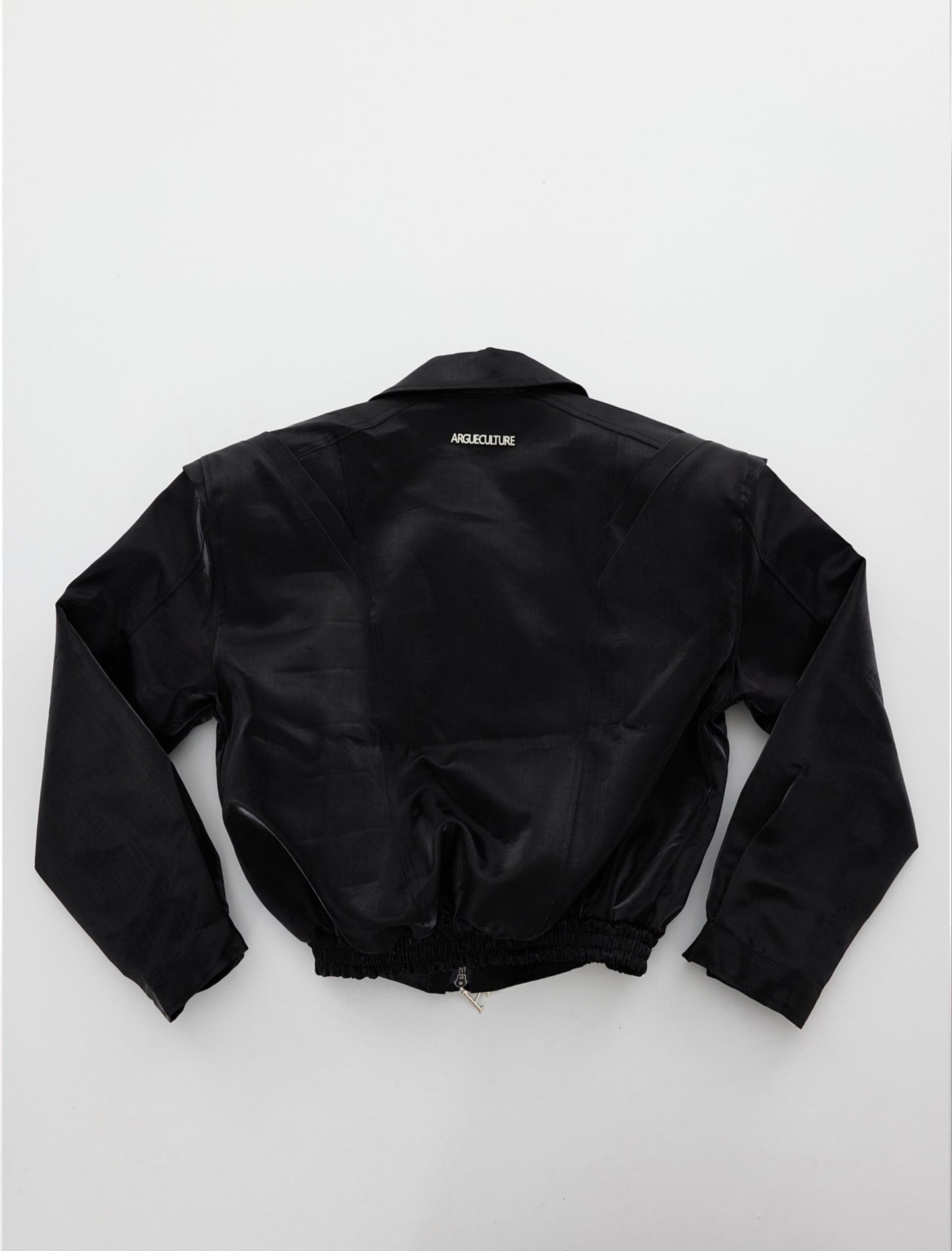 Oversize Shoulder-pads PU Leather Jacket WN2019