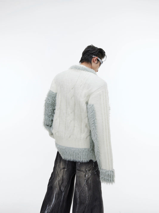 Oversize V-neck Sweater WN2386