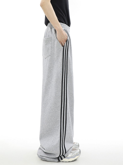 Oversize Zipper Raglan-sleeve Sweatshirt & Wide-leg Sweatpants Setup WN3066