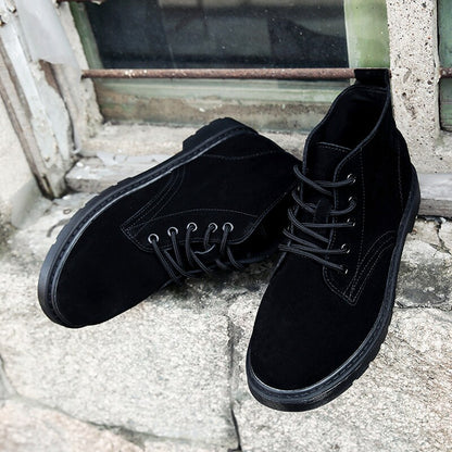 Lace-Up Mid-Calf Boots WN24523