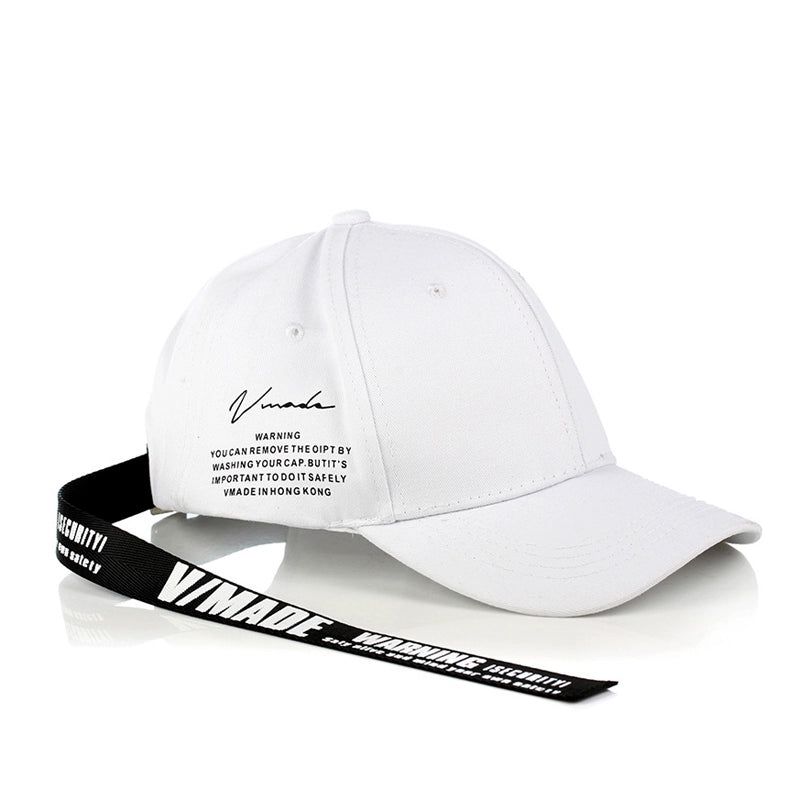 Strap Design Print Cap WN22432