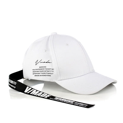 Strap Design Print Cap WN22432