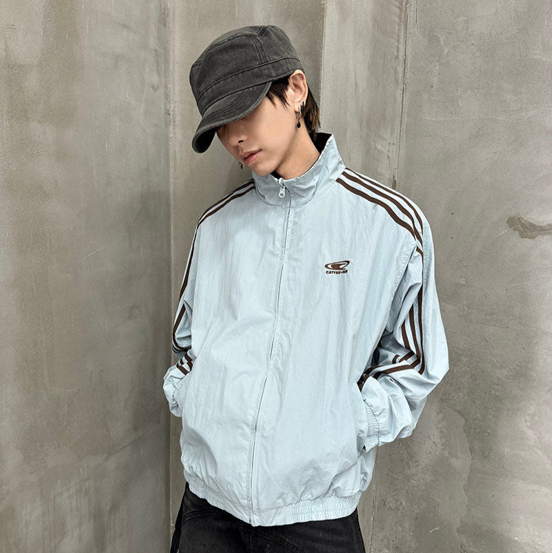 Stand Neck Reversible Zipper Jacket WN21173