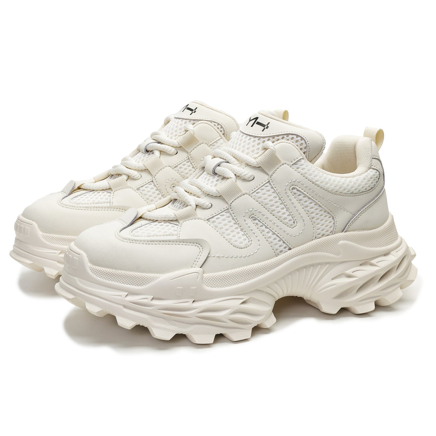 Thick Sole Mesh Sporty Sneakers WN21237