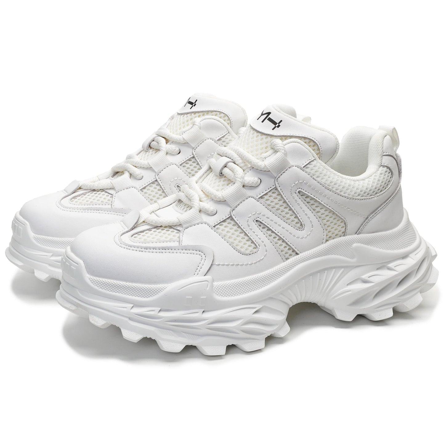 Thick Sole Mesh Sporty Sneakers WN21237