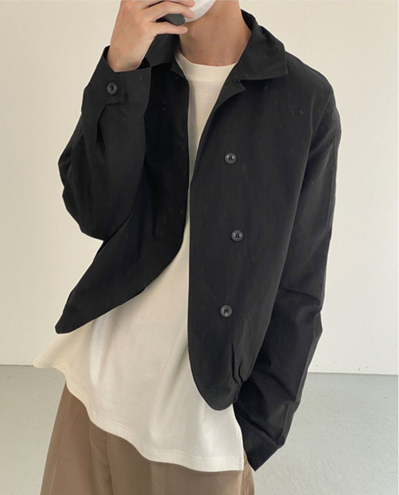 Curved Placket Short Jacket WN21657