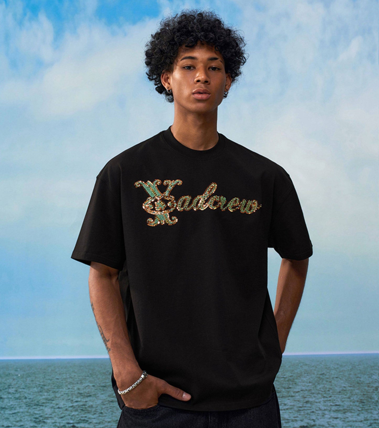 Embroidery Logo Short Sleeve T-Shirt WN23237