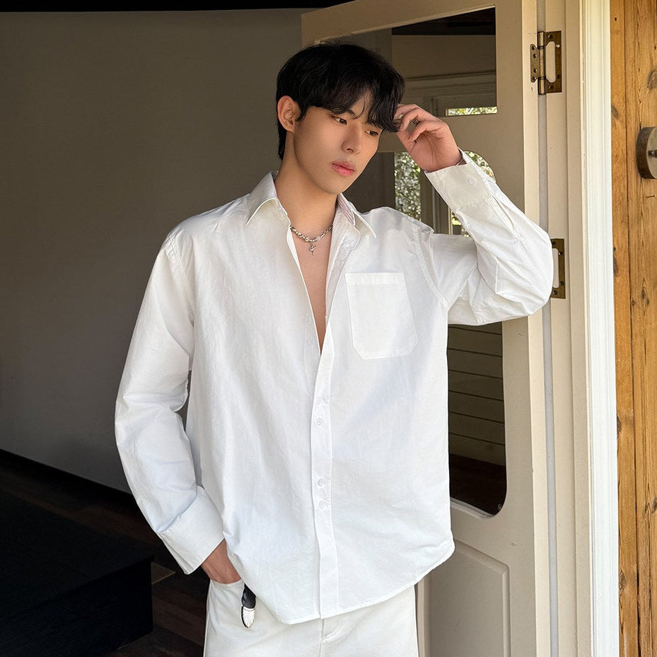 Plain Long Sleeve Shirt WN24892