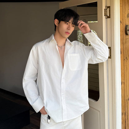 Plain Long Sleeve Shirt WN24892