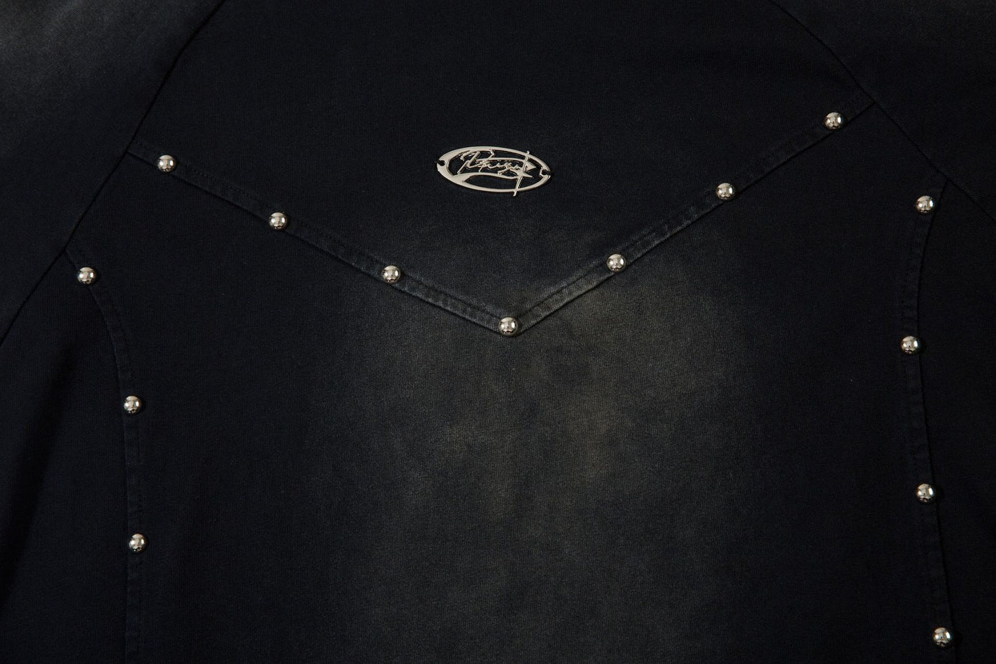 Heavyweight Washed Rivet Oversize Short Sleeve T-Shirt WN25722