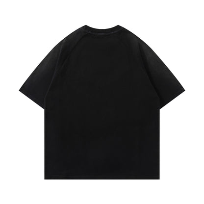 Heavyweight Washed Rivet Oversize Short Sleeve T-Shirt WN25722