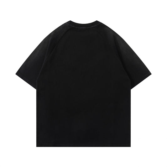 Heavyweight Washed Rivet Oversize Short Sleeve T-Shirt WN25722