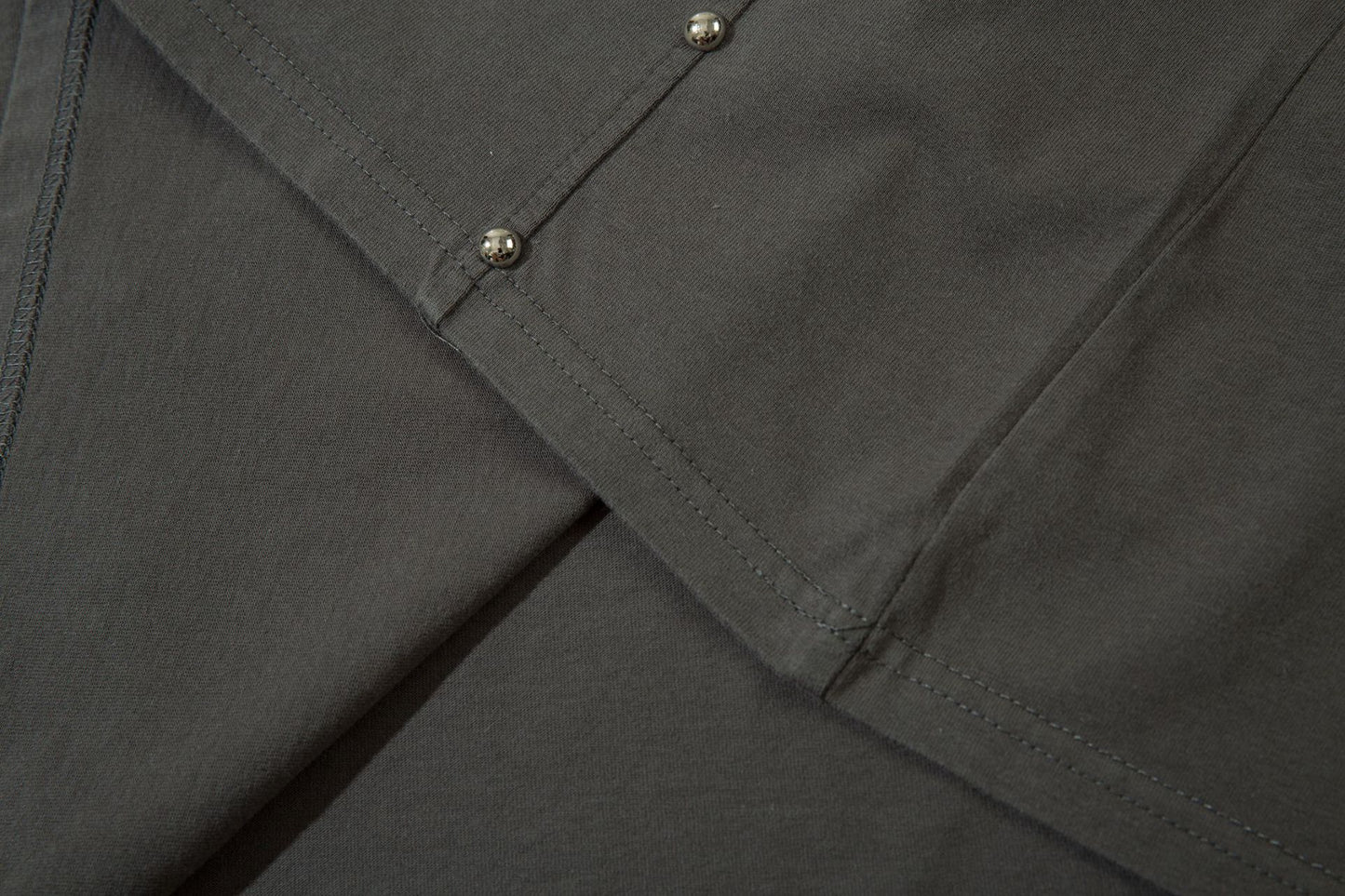 Heavyweight Washed Rivet Oversize Short Sleeve T-Shirt WN25722