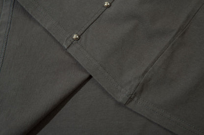 Heavyweight Washed Rivet Oversize Short Sleeve T-Shirt WN25722