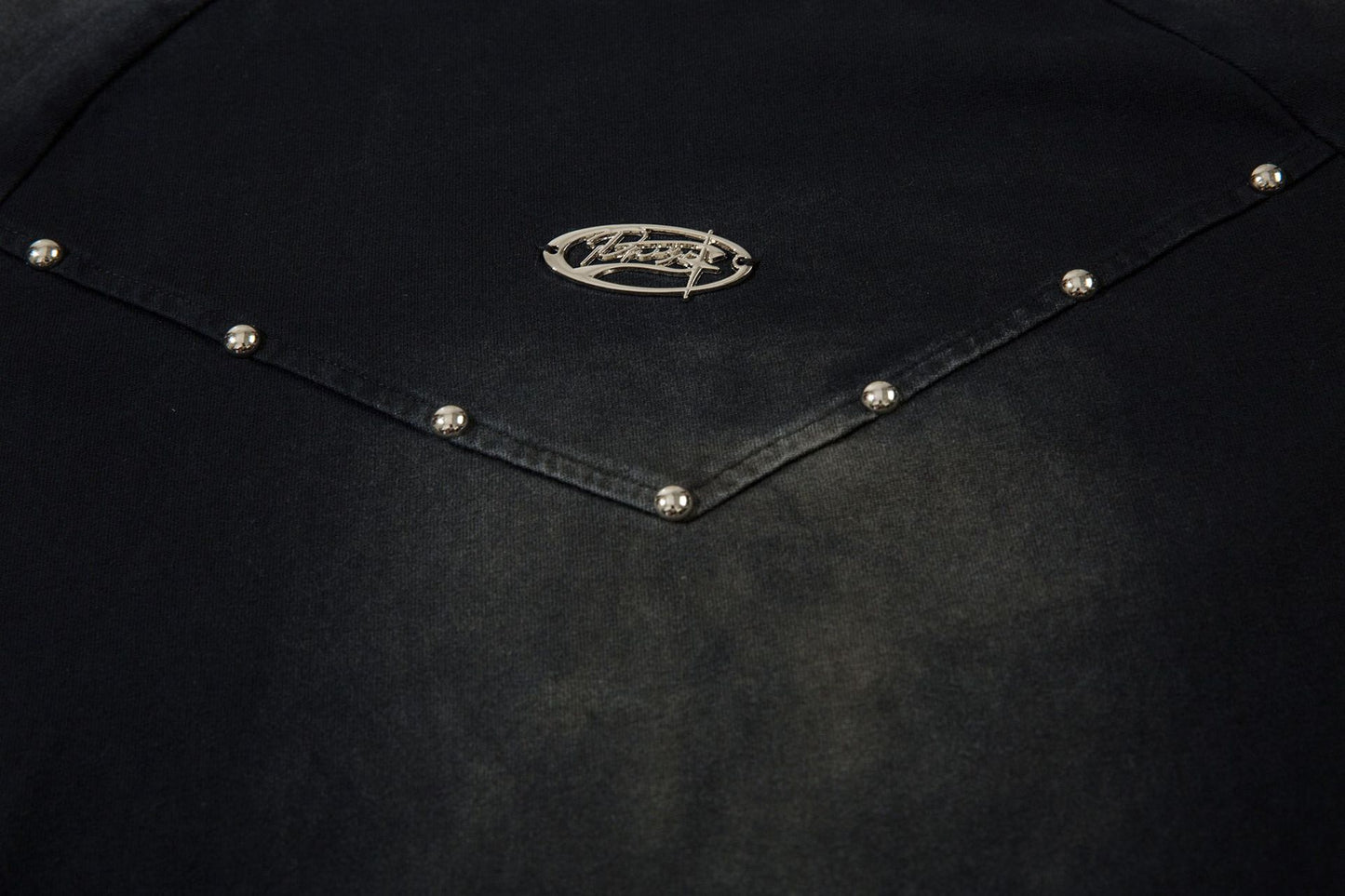 Heavyweight Washed Rivet Oversize Short Sleeve T-Shirt WN25722