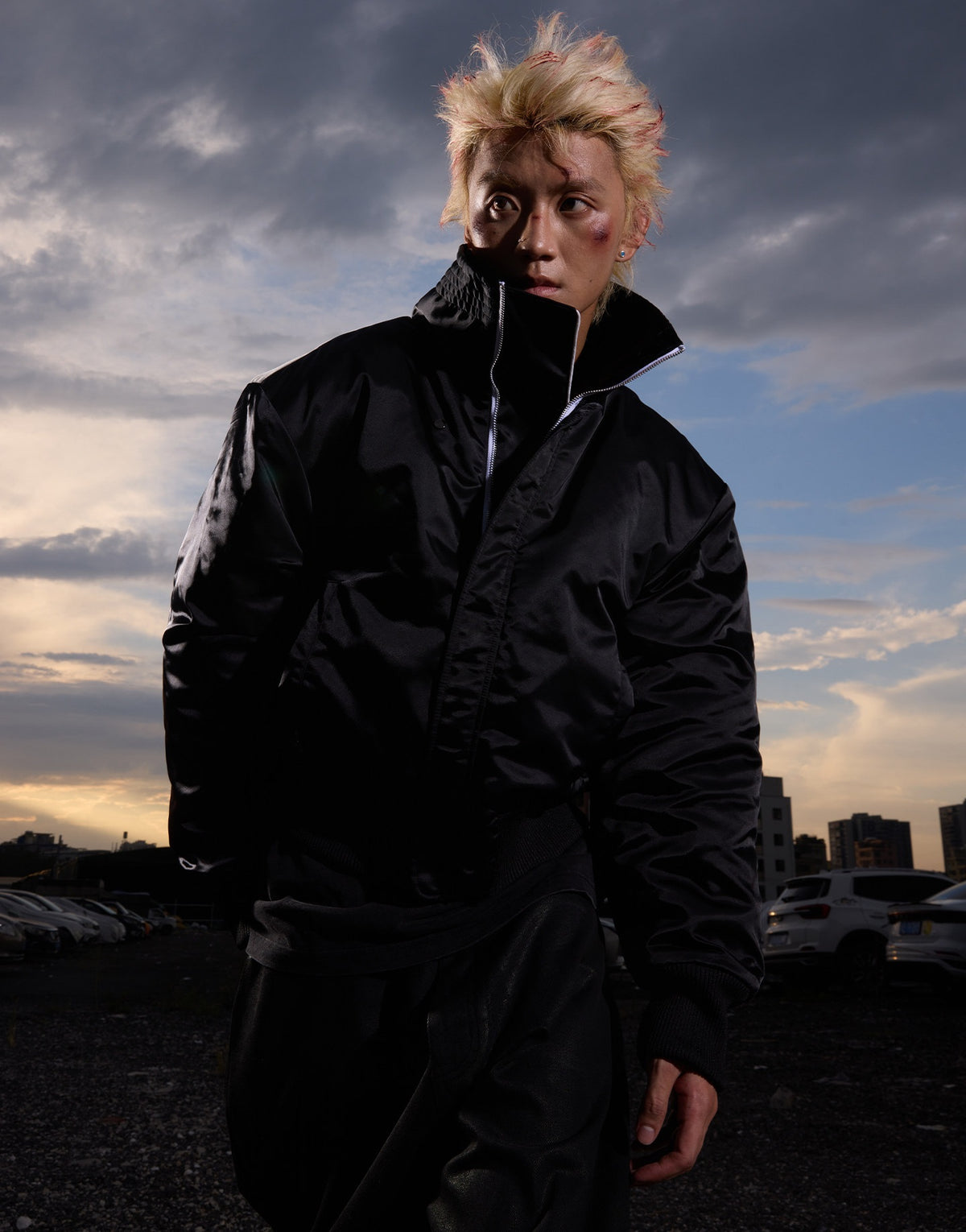 Cropped Oversize Puffer Jacket WN27114