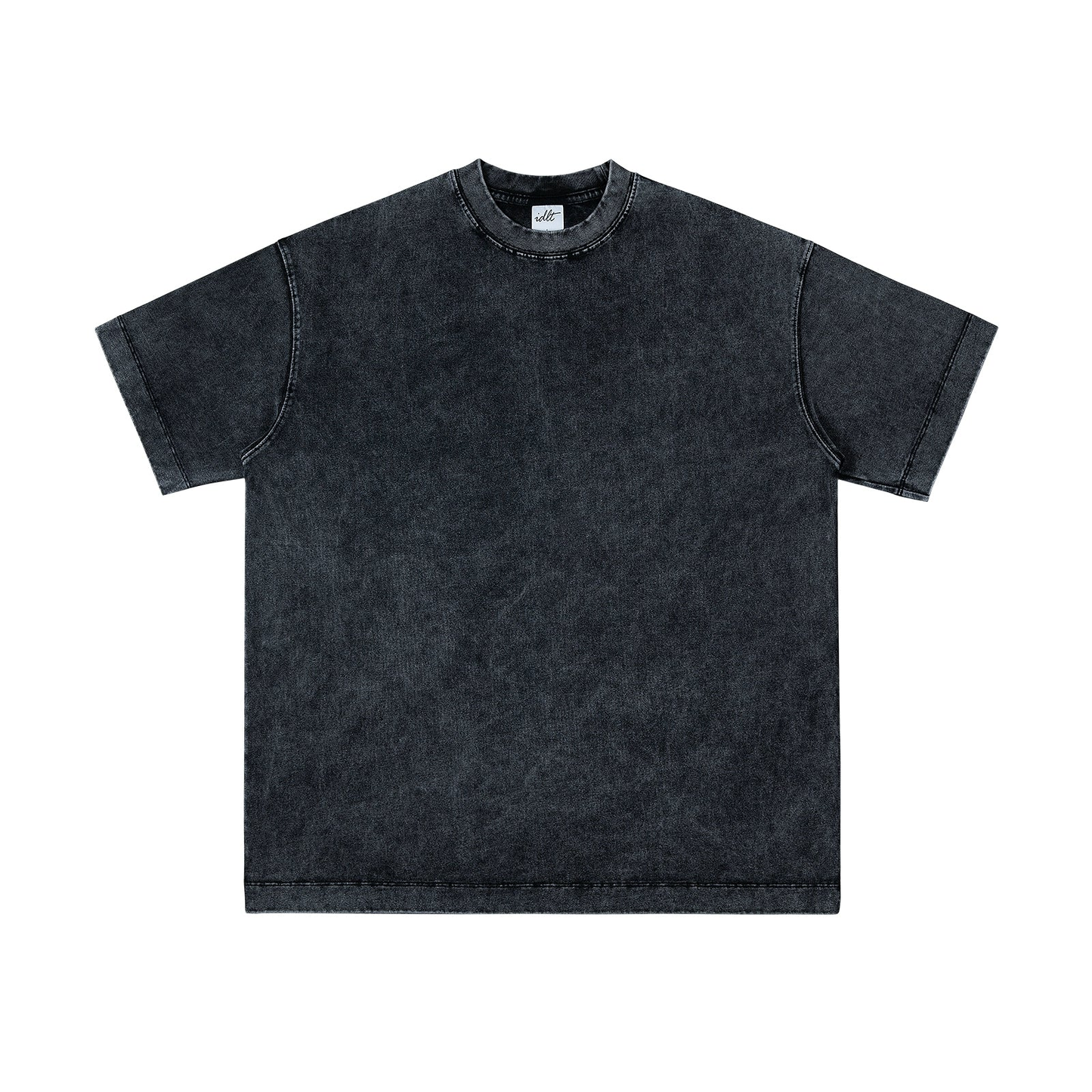Wash Loose Drop Shoulder Short Sleeve T-shirt  WN4353