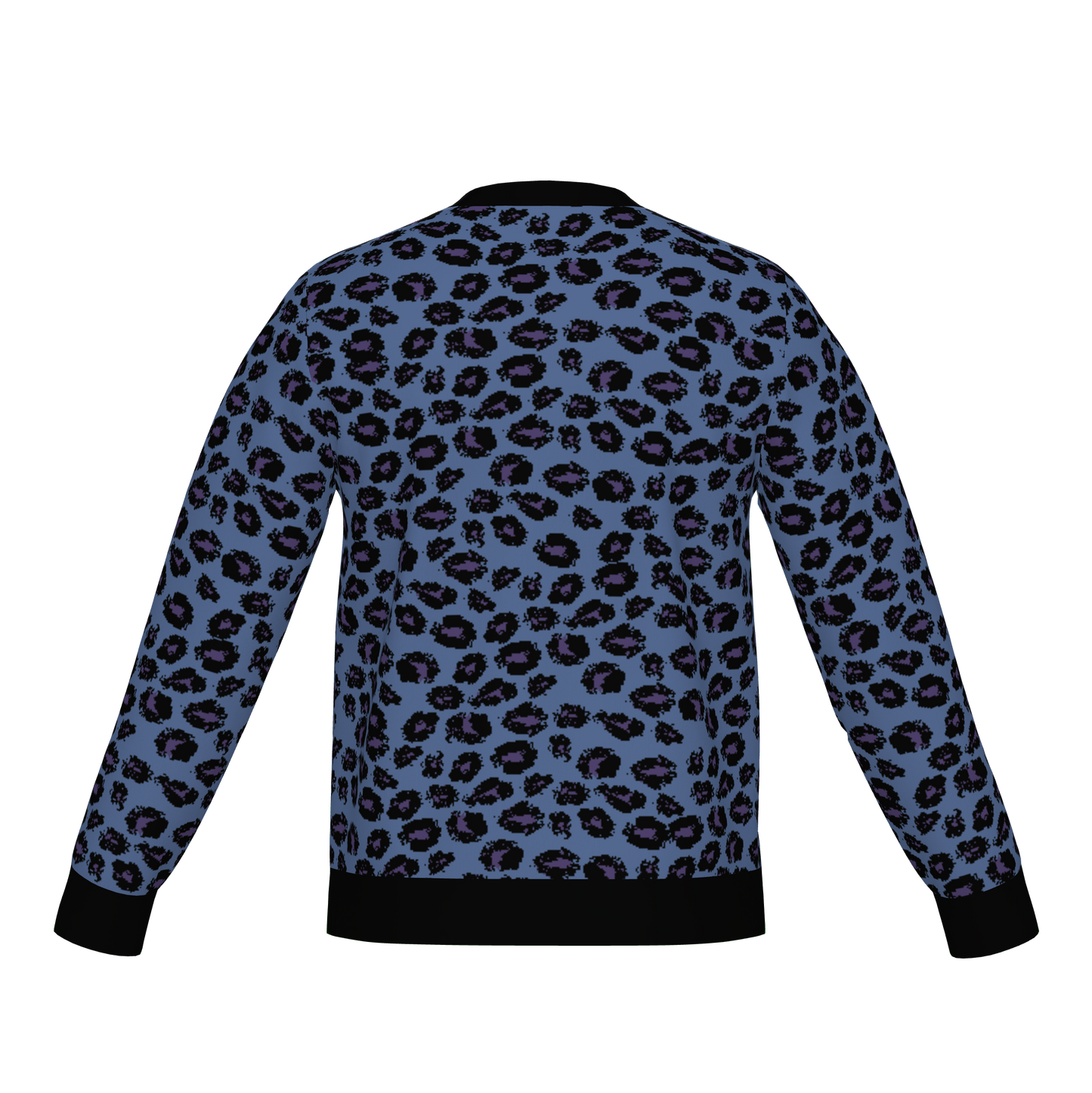 Classic Fit Leopard Pattern Knit Sweater WNK0006