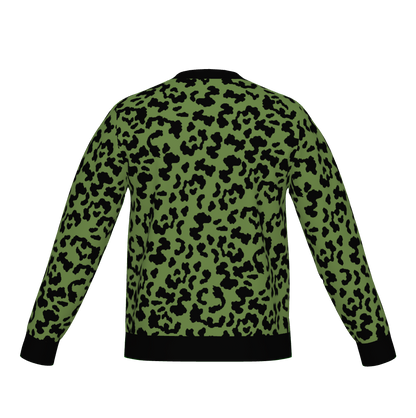 Classic Fit Leopard Pattern Knit Sweater WNK0003