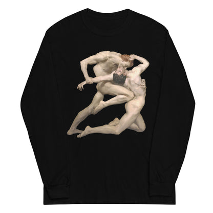 William Bouguereau - Dante and Virgil in Hell Long Sleeve T-shirt AF0022