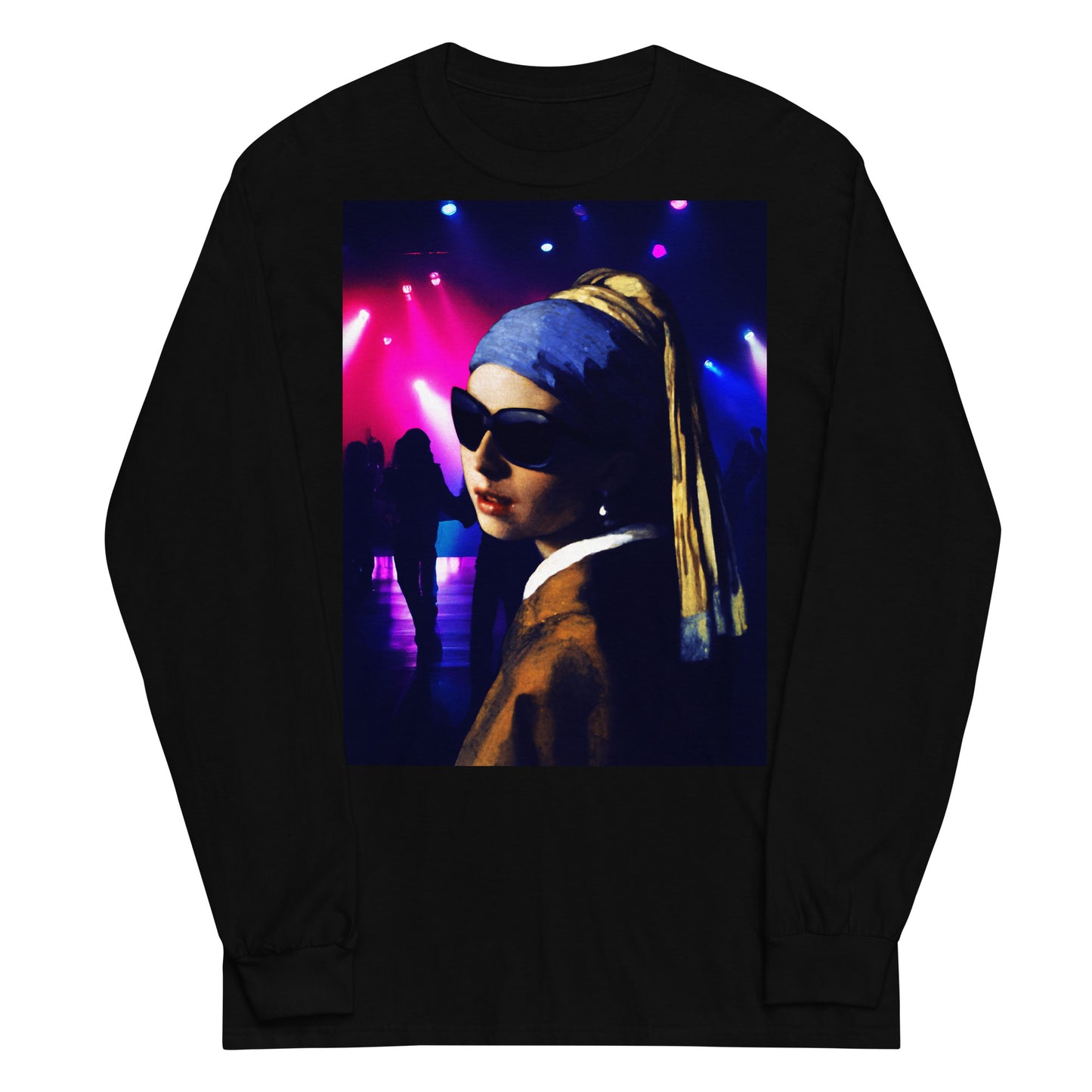 Johannes Vermeer - Girl with a Pearl Earring Long Sleeve T-shirt AF0033