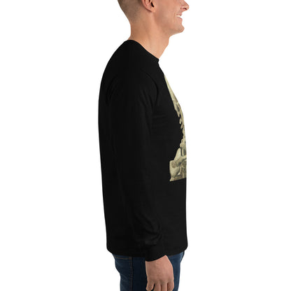 Vincent van Gogh - Head Of A Skeleton With A Burning Cigarette Long Sleeve T-shirt AF0017