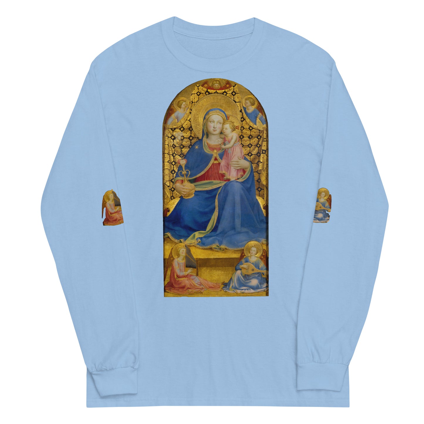 Fra Angelico - Virgin of Humility Long Sleeve T-shirt AF0011