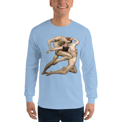 William Bouguereau - Dante and Virgil in Hell Long Sleeve T-shirt AF0022