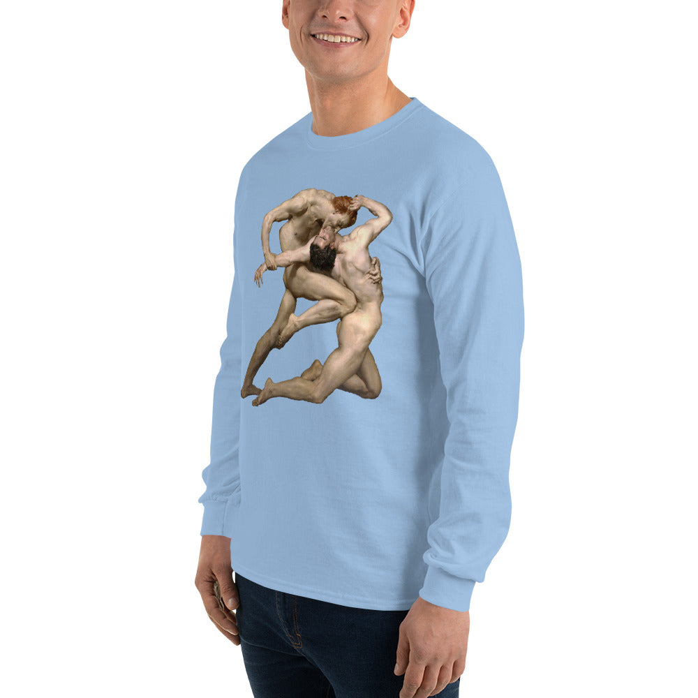 William Bouguereau - Dante and Virgil in Hell Long Sleeve T-shirt AF0022