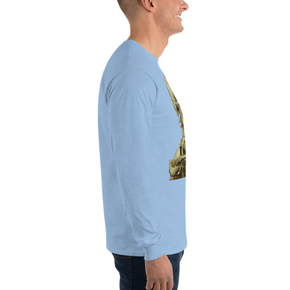 Vincent van Gogh - Head Of A Skeleton With A Burning Cigarette Long Sleeve T-shirt AF0017